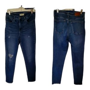 MADEWELL  10"Jeans  High-Rise‎ Roadtripper Skinny Jeans 29  Blue Medium Wash
